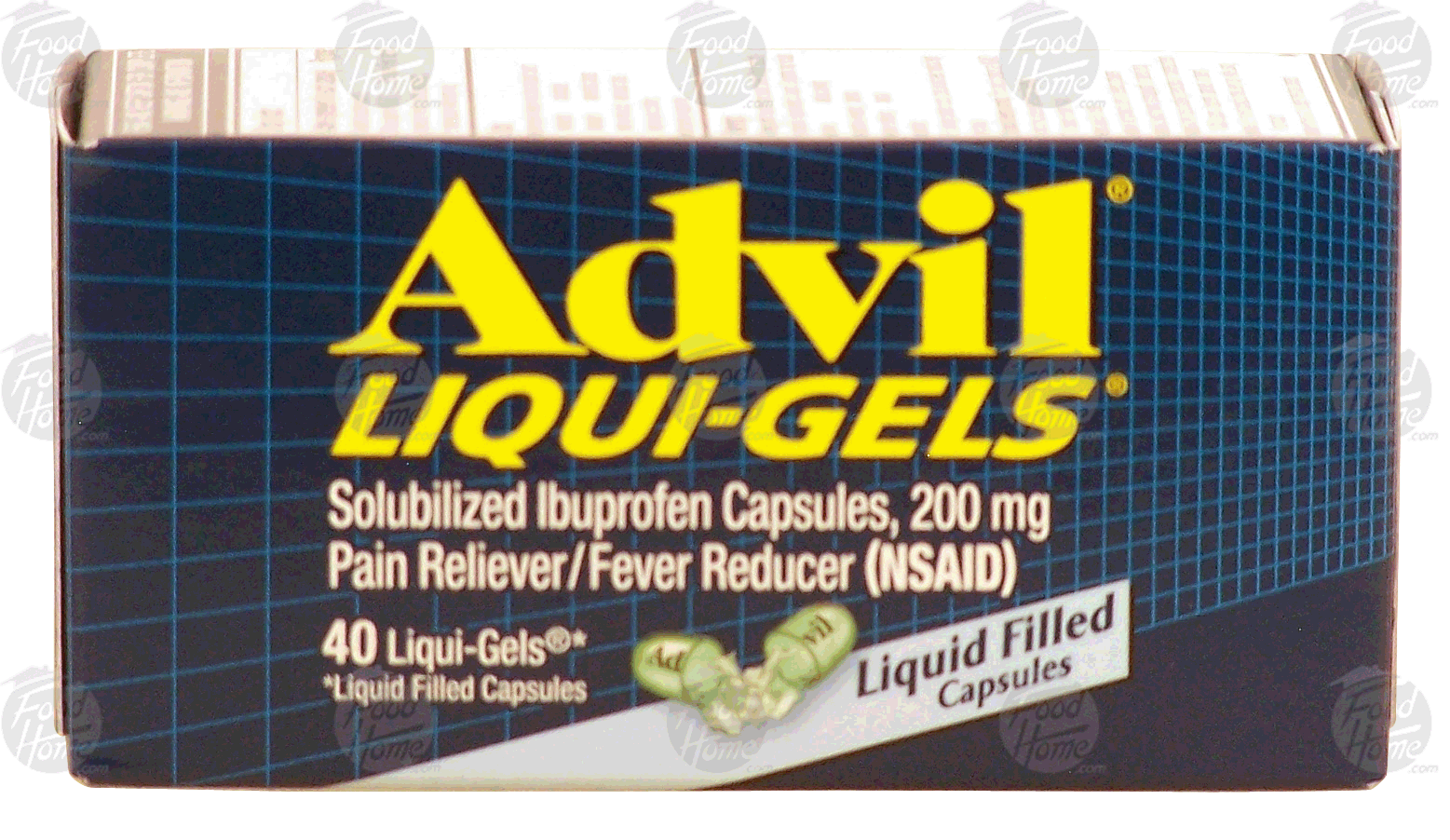 Advil Liqui-Gels pain reliever/fever reducer, ibuprofen capsules, 200 mg, liqui-gels Full-Size Picture